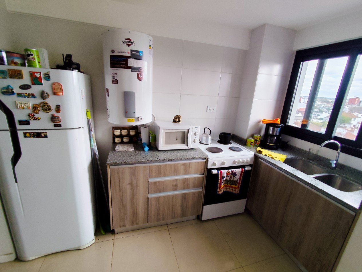 Depto un amb con balcon a la calle con amenities Edificio Cuarzur I