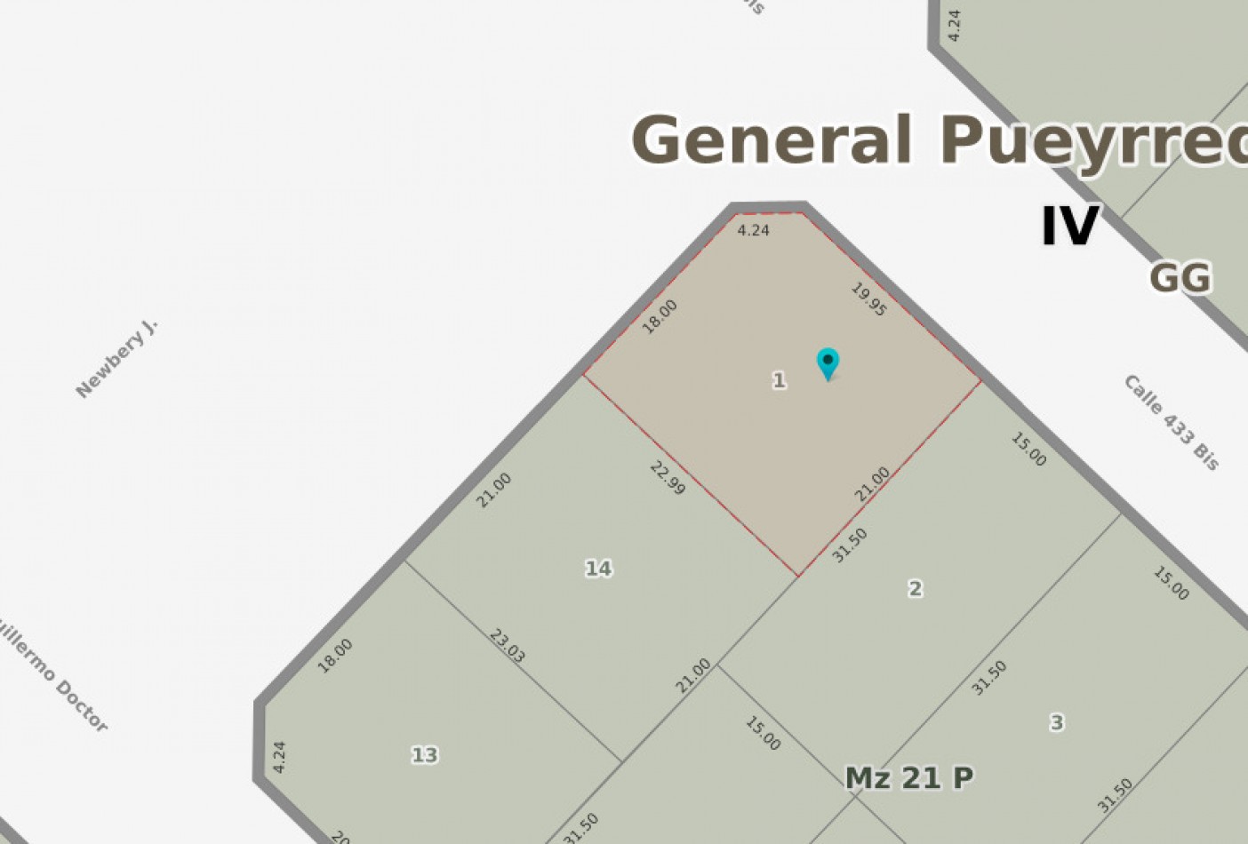 Venta de 2 lotes en conjunto sobre avenida Jorge Newbery