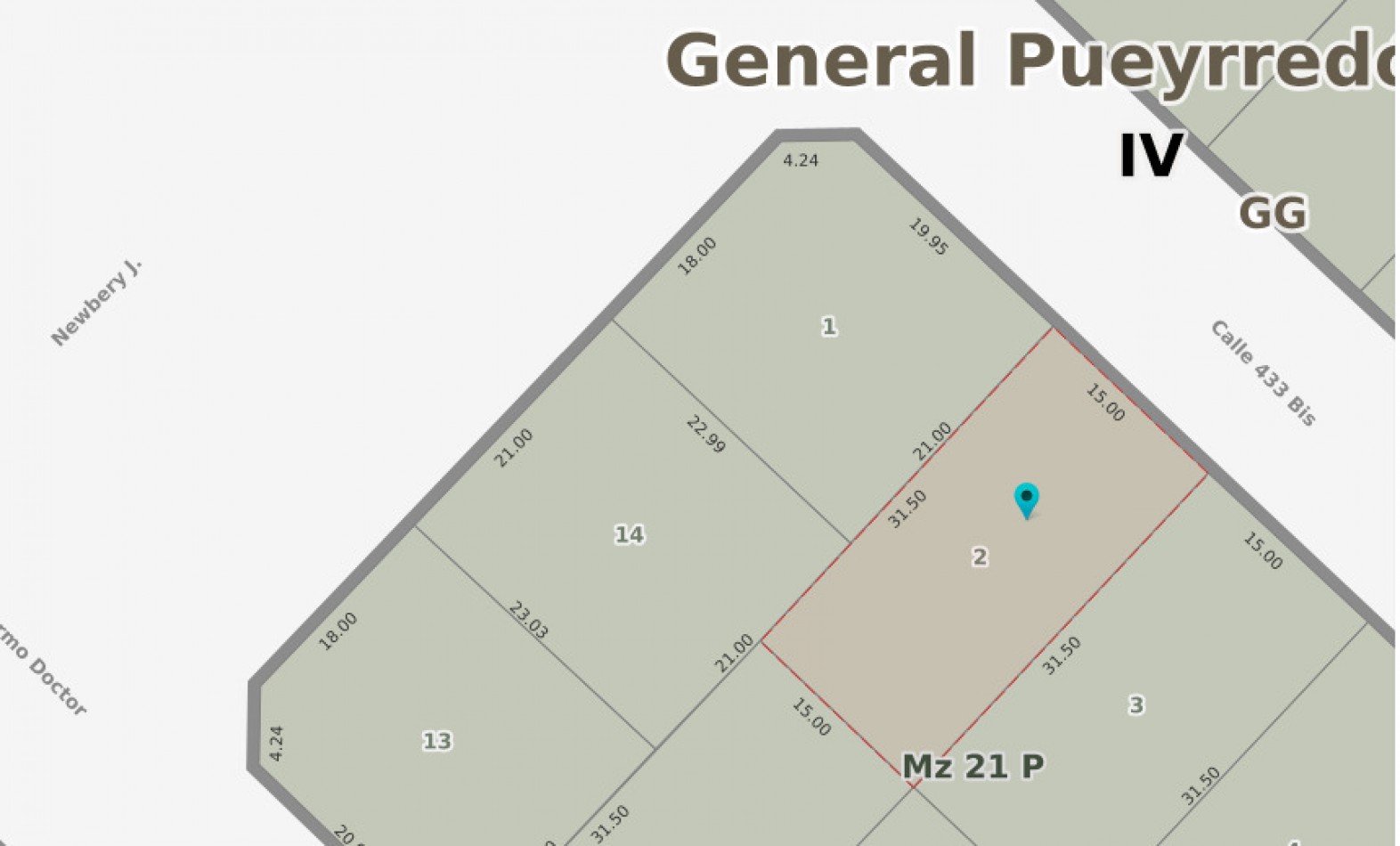 Venta de 2 lotes en conjunto sobre avenida Jorge Newbery