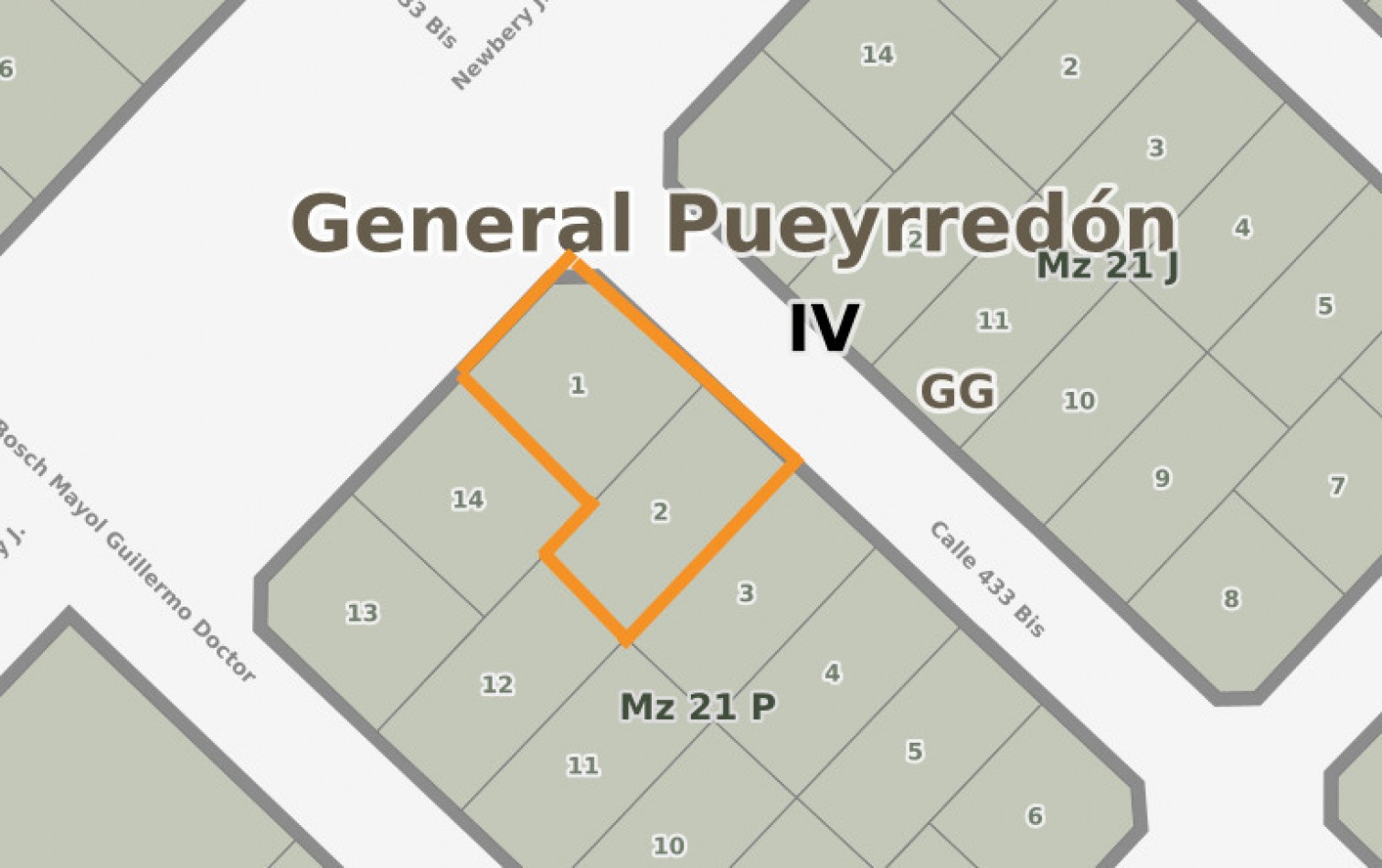 Venta de 2 lotes en conjunto sobre avenida Jorge Newbery