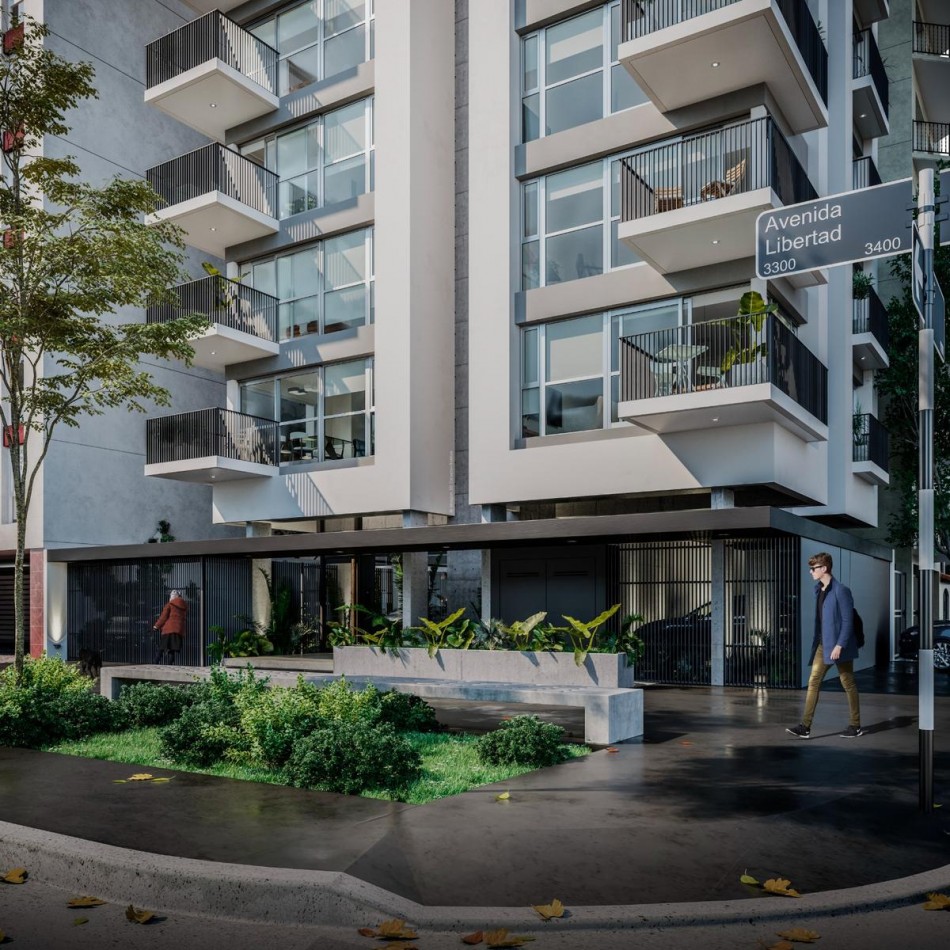 DEPARTAMENTO 2 AMBIENTES POZO ALTOS LIBERTAD PISO 6  LA PERLA FRENTE