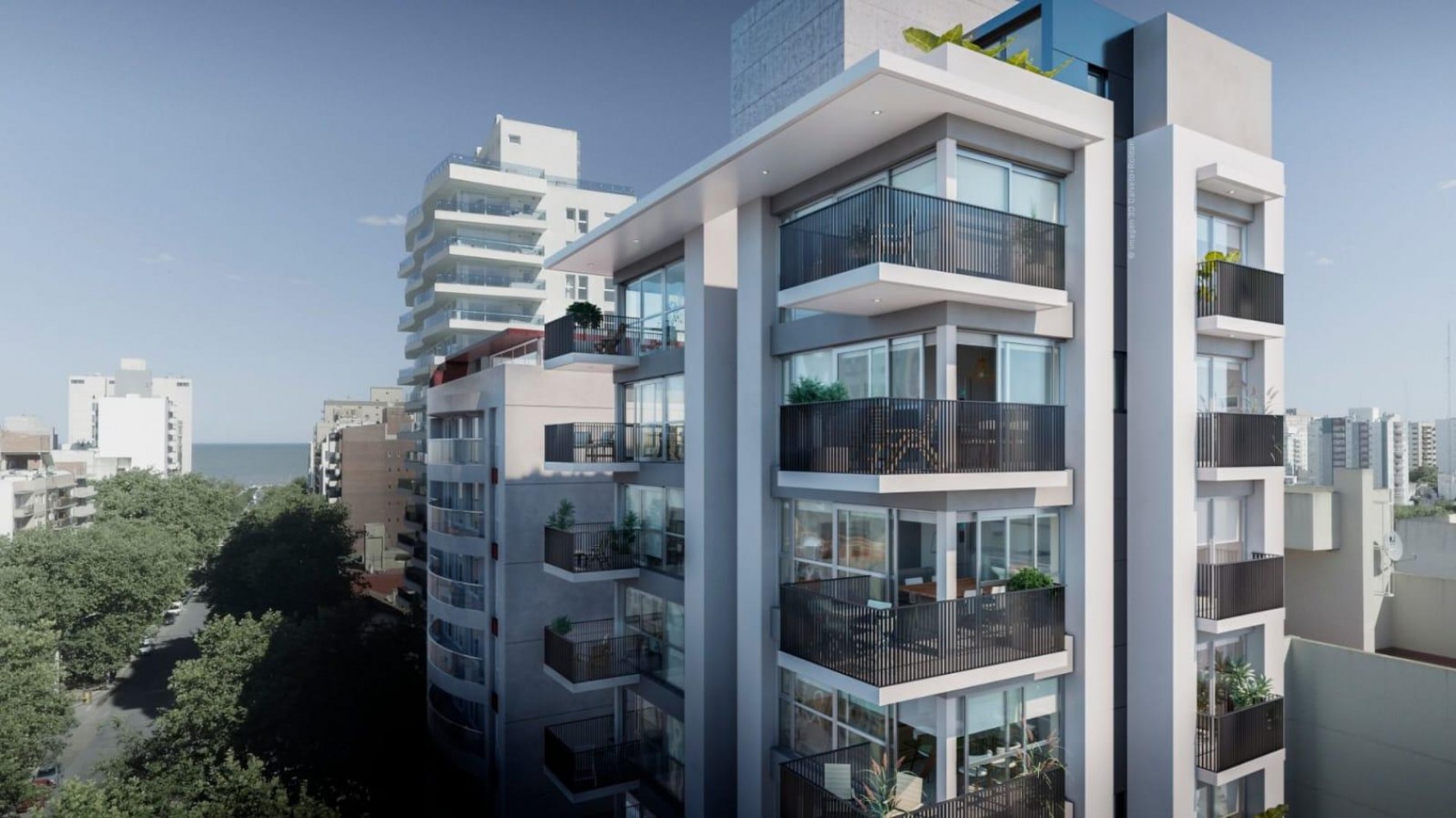 DEPARTAMENTO 2 AMBIENTES POZO ALTOS LIBERTAD PISO 6  LA PERLA FRENTE