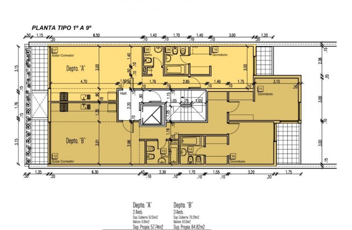 DEPARTAMENTO EN POZO  WESTON PLAZA 2 AMB PLAZA MITRE FRENTE