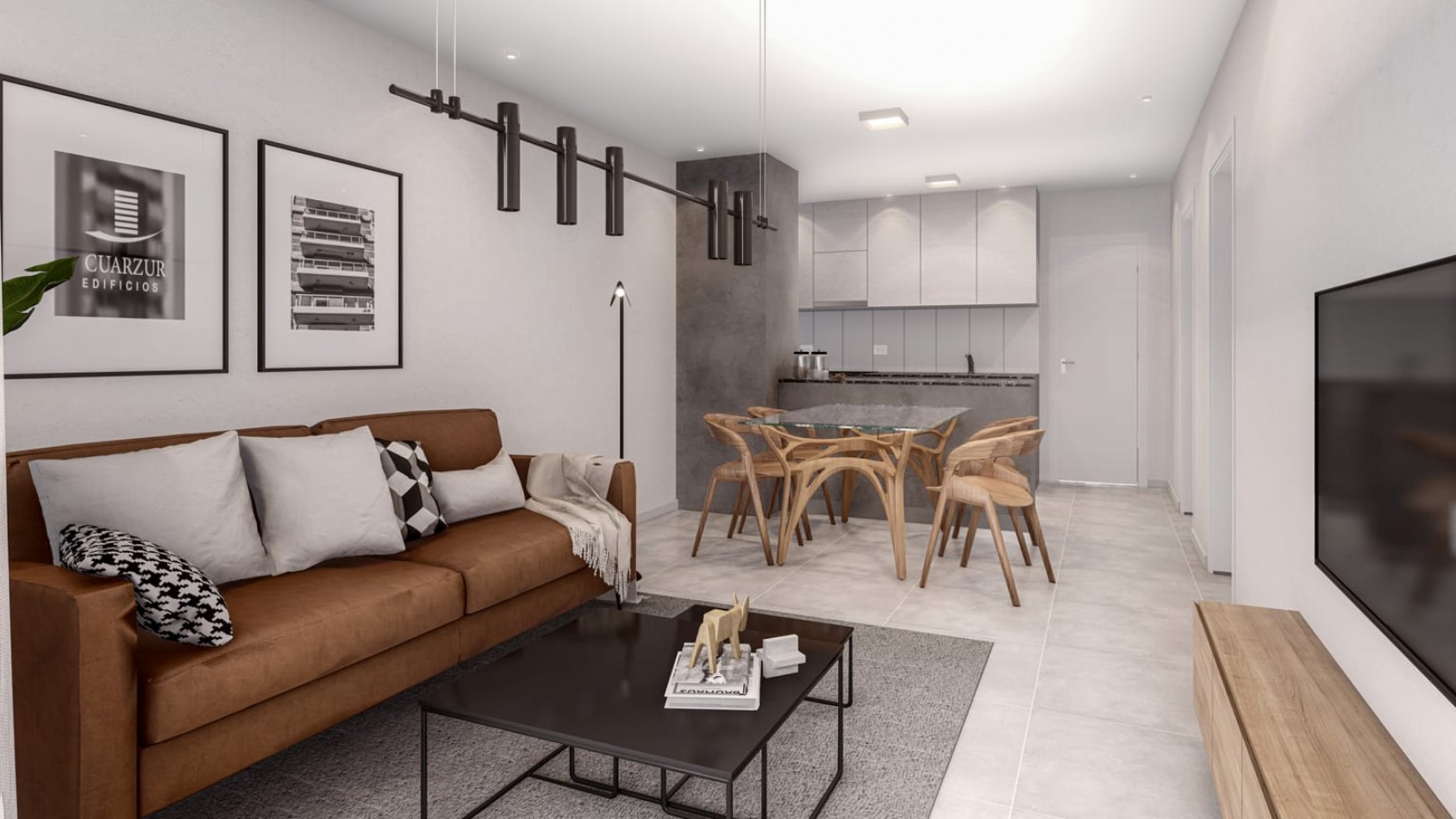 DEPARTAMENTO EN POZO  2 AMB  CUARZUR VI PLAZA MITRE FRENTE