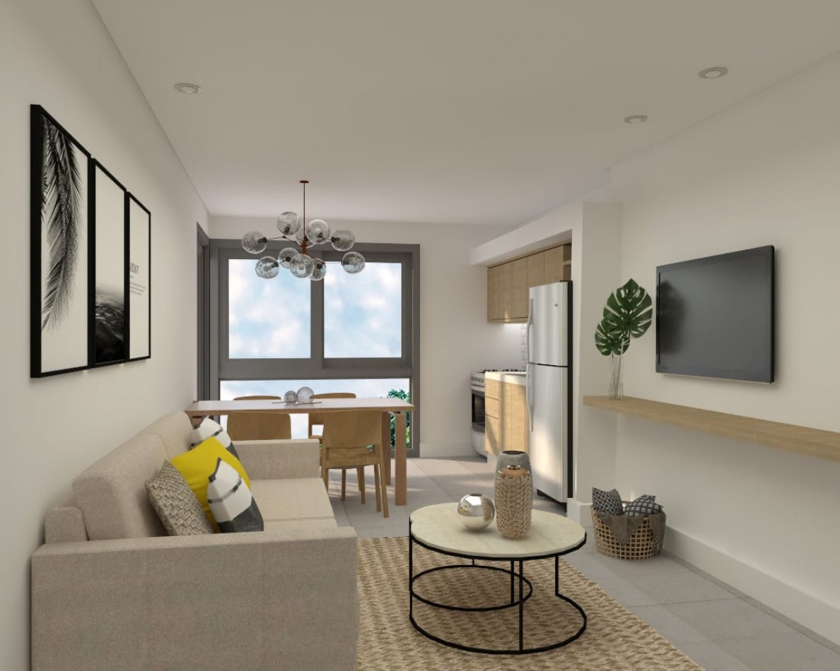 DEPARTAMENTOS DE 2 Y 3 AMB CON ESPACIO DE COCHERA OPCIONAL Y QUINCHO COMUNITARIO CON PARRILLA