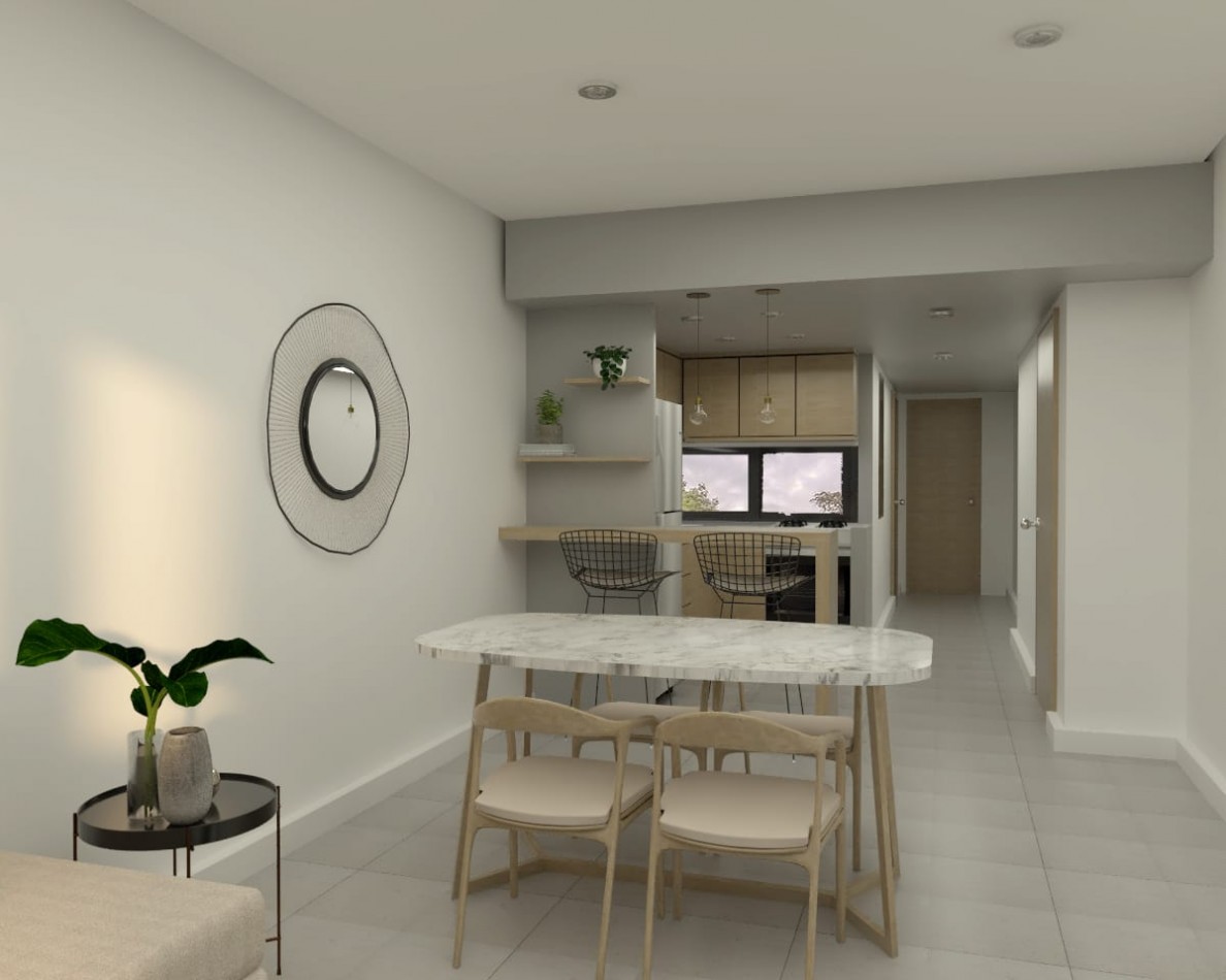 DEPARTAMENTOS DE 2 Y 3 AMB CON ESPACIO DE COCHERA OPCIONAL Y QUINCHO COMUNITARIO CON PARRILLA