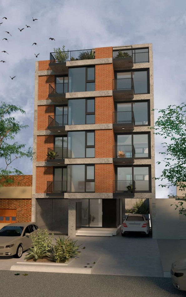 DEPARTAMENTOS DE 2 Y 3 AMB CON ESPACIO DE COCHERA OPCIONAL Y QUINCHO COMUNITARIO CON PARRILLA