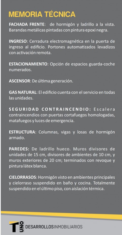 DEPARTAMENTOS DE 2 Y 3 AMB CON ESPACIO DE COCHERA OPCIONAL Y QUINCHO COMUNITARIO CON PARRILLA