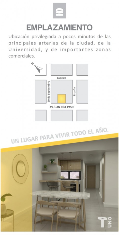 DEPARTAMENTOS DE 2 Y 3 AMB CON ESPACIO DE COCHERA OPCIONAL Y QUINCHO COMUNITARIO CON PARRILLA