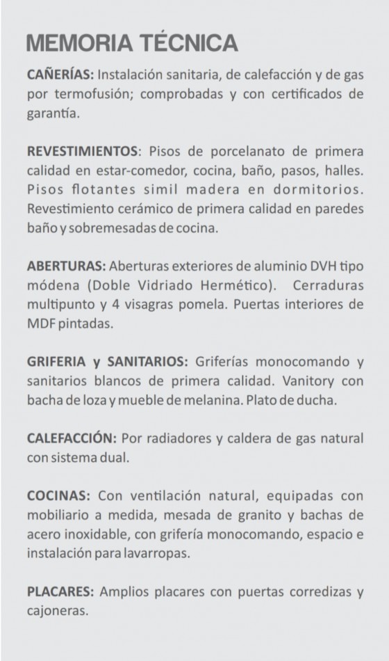 DEPARTAMENTOS DE 2 Y 3 AMB CON ESPACIO DE COCHERA OPCIONAL Y QUINCHO COMUNITARIO CON PARRILLA