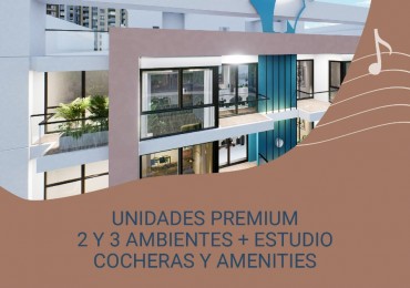 Departamentos de dos y tres ambientes 