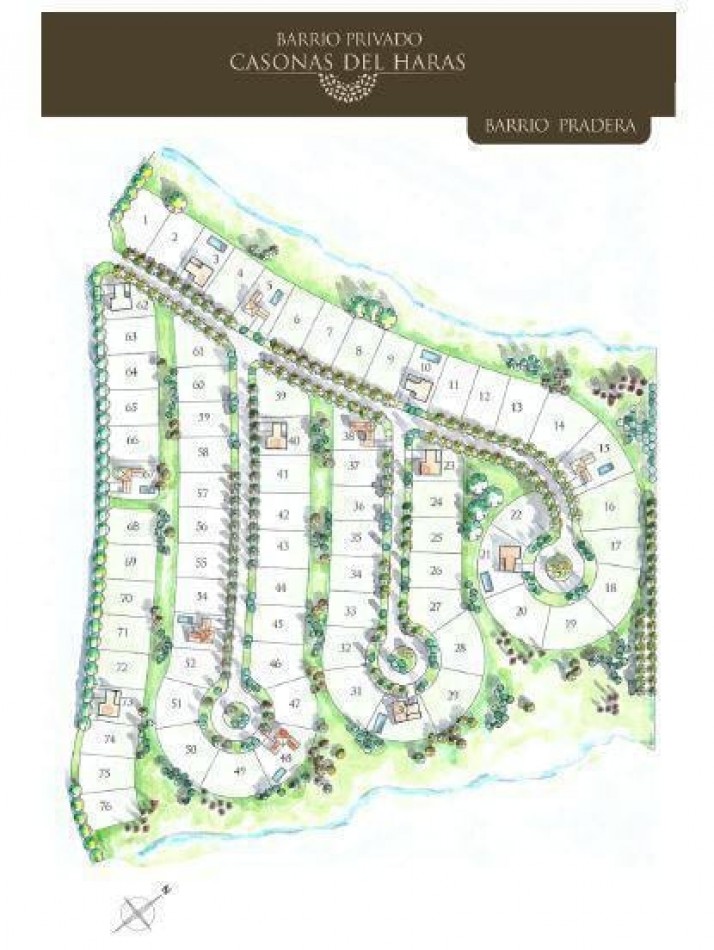 Terreno en Casonas del Haras barrio Pradera