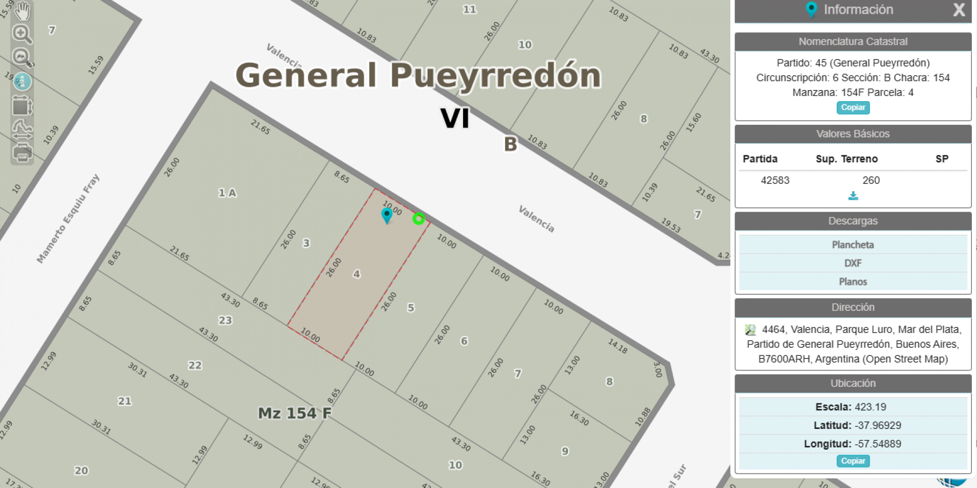 VENTA - TERRENO PARQUE LURO 10 X 26